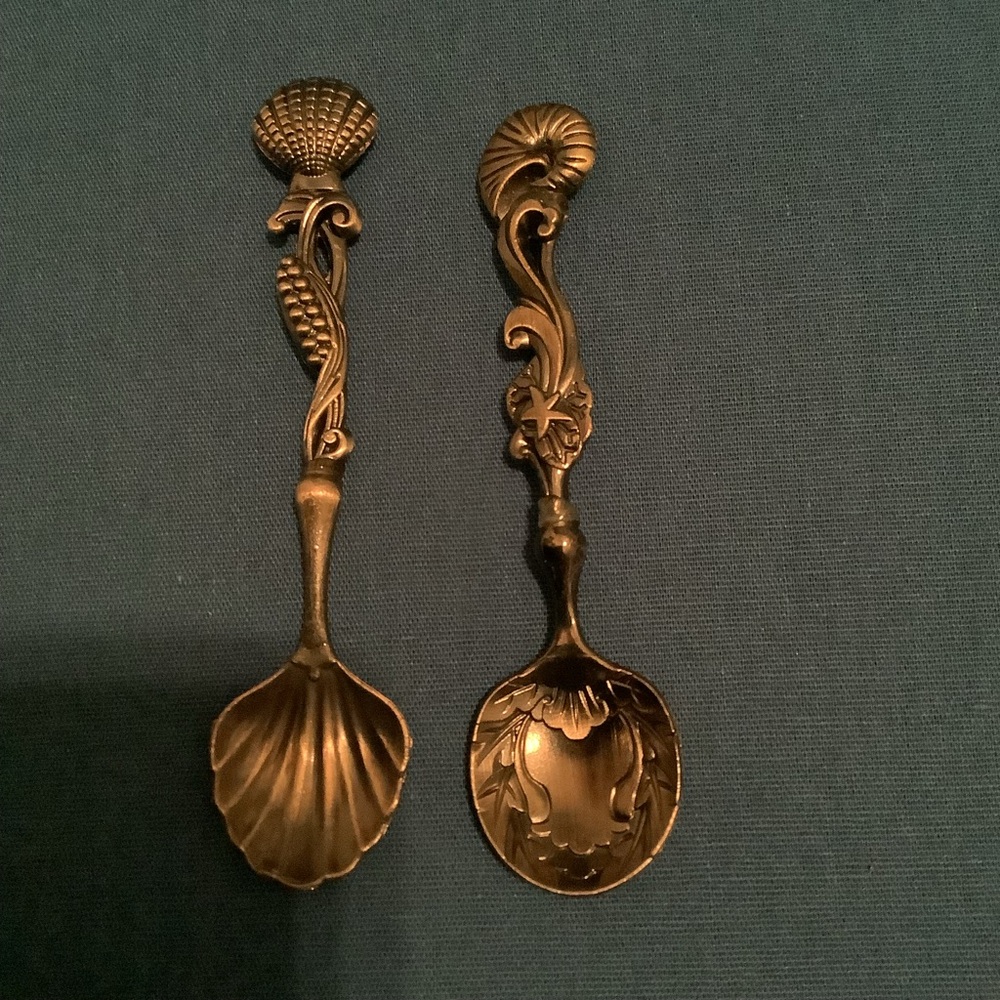 Vintage Brass Decorative Spoons